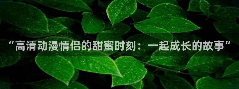囧次元tv版：“高清动漫情侣的甜蜜时刻：一起成长的故事”